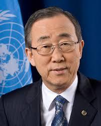  Mr. Ban Ki-moon Secretary General of the UNO